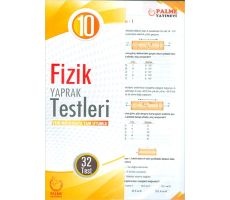 Palme 10.Sınıf Fizik Yaprak Testleri