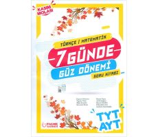Palme TYT AYT Türkçe Matematik 7 Günde Güz Dönemi Soru Kitabı
