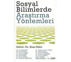 Sosyal Bilimlerde Araştırma Yöntemleri - Kolektif - Alfa Yayınları - Ders Kitapları