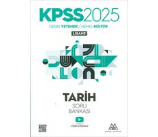 2025 KPSS Tarih Soru Bankası Marsis Yayınları