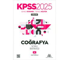 2025 KPSS Coğrafya Soru Bankası Marsis Yayınları