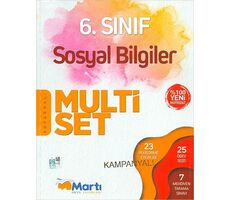 Martı Kampanyalı 6.Sınıf Sosyal Bilgiler Koparmalı Multi Set