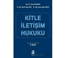 Kitle İletişim Hukuku - Oğuz Ersöz - Adalet Yayınevi