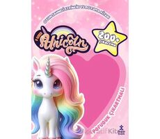 I Love You Unicorn - Pofuduk Çıkartmalı Etkinlik Kitabı - Kolektif - Doğan Çocuk
