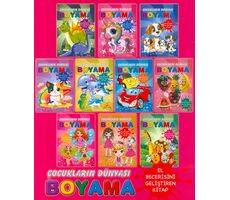 Çocukların Dünyası Boyama Kitabı 10lu Set Kabile Çocuk
