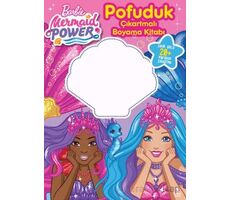 Barbie Medmaıd Power – Pofuduk Çıkartmalı Boyama Kitabı - Kolektif - Doğan Çocuk