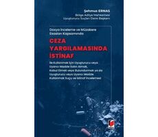 Ceza Yargılamasında İstinaf - Şehmus Ernas - Adalet Yayınevi