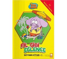 Kral Şakir - Fil Gibi Eğlence Boyama Kitabı- 1 - Kolektif - Eksik Parça Yayınları