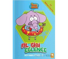 Kral Şakir - Fil Gibi Eğlence Boyama Kitabı- 2 - Kolektif - Eksik Parça Yayınları
