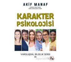 Karakter Psikolojisi - Akif Manaf - Az Kitap
