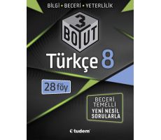 Tudem 8.Sınıf Türkçe 3 Boyut Föy