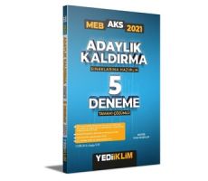 Yediiklim 2021 MEB Adaylık Kaldırma (AKS) Sınavlarına Hazırlık Tamamı Çözümlü 5 Deneme