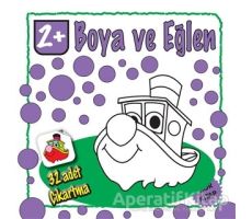 Boya ve Eğlen - Mor Kitap - 32 Adet Çıkartma - Kolektif - Parıltı Yayınları