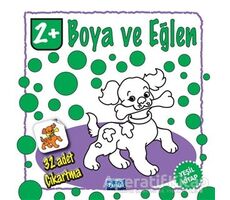 Boya ve Eğlen - Yeşil Kitap - 32 Adet Çıkartma - Kolektif - Parıltı Yayınları