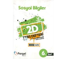 Pergel 6.Sınıf Sosyal Bilgiler Ders Defteri