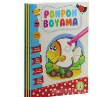 Ponpon Boyama (4 Kitap Takım) - Kolektif - Ema Çocuk