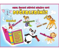 Okul Öncesi Eğitici Hikaye Seti: Değerlerimiz (15 Kitap Takım) - Kolektif - Pembe Patikler