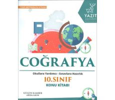 Yazıt 10.Sınıf Coğrafya Konu Kitabı