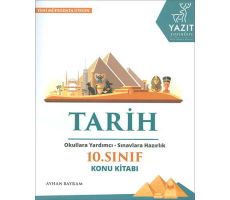 10.Sınıf Tarih Konu Kitabı Yazıt Yayınları