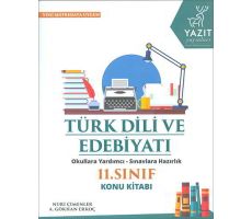11.Sınıf Türk Dili ve Edebiyatı Konu Kitabı Yazıt Yayınları