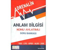 AdreNalin Anlam Bilgisi Konu Anlatımlı Soru Bankası