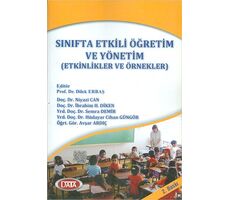 Data Sınıfta Etkili Öğretim ve Yönetim (Etkinlikler ve Örnekler)