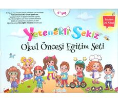 Yetenekli Sekiz Okul Öncesi Eğitim Seti (20 Kitap) 4 Adım Yayıncılık