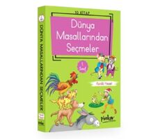 1. Sınıf Dünya Masallarından Seçmeler (10 Kitap Takım - Heceli) - Kolektif - Pinokyo Yayınları