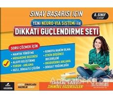 Sınav Başarısı İçin Yeni Neuro-Via Sistemi İle Dikkati Güçlendirme Seti 8. Sınıf (3 Kitap Takım)