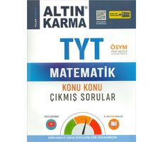 AltınKarma TYT Matematik Konu Konu Çıkmış Sorular Kolay Orta Zor (Kampanyalı)