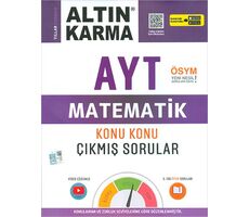 Altın Karma AYT Matematik Konu Konu Çıkmış Sorular