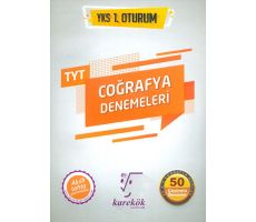 TYT Coğrafya Denemeleri Karekök Yayınları