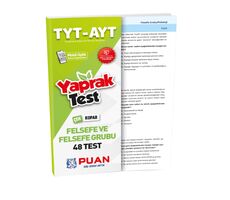 Puan 2021 TYT AYT Felsefe ve Felsefe Grubu Yaprak Test