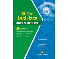 8.Sınıf İngilizce Ödev Fasikülleri Aydın Yayınları