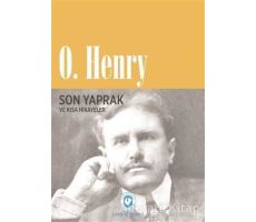 Son Yaprak - O. Henry - Cem Yayınevi