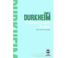 Sosyolojinin Yöntem Kuralları - Emile Durkheim - Cem Yayınevi