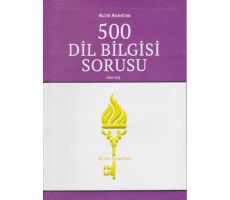 Altın Anahtar 500 Dil Bilgisi Sorusu