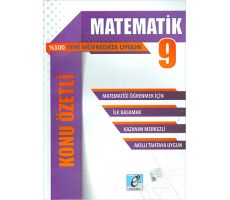 9.Sınıf Matematik Konu Özetli E Kare Yayınları