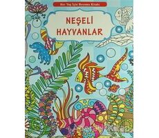 Her Yaş İçin Boyama Kitabı - Neşeli Hayvanlar - Kolektif - Yumurcak Yayınları