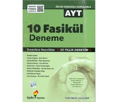 AYT 10 Fasikül Deneme Aydın Yayınları (Kampanyalı)
