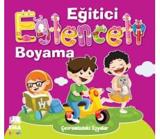 Eğlenceli Bilgili Boyama - Çevremizdeki Eşyalar - Ema Kitap