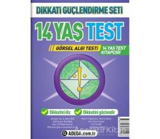 Dikkati Güçlendirme Seti 14 Yaş Test - Osman Abalı - Adeda Yayınları