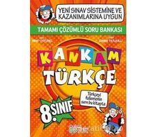 Kankam 8. Sınıf Türkçe Tamamı Çözümlü Soru Bankası - Mine Üstünel - Akademi Çocuk