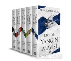 Yangın Mavisi Set (5 Kitap Takım Kutulu) - Binnur Şafak Nigiz - Dokuz Yayınları