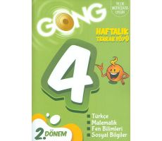 GONG 4. Sınıf 2. Dönem Haftalık Tekrar Föyü - Kolektif - Eğiten Kitap