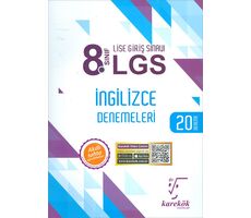 8.Sınıf LGS İngilizce 20 Deneme Karekök Yayınları