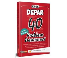 Kariyer Meslek 2021 KPSS DEPAR Problem 40 Deneme Çözümlü