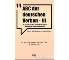 ABC Der Deutschen Verben - 3 - Veysi Örek - Gece Kitaplığı