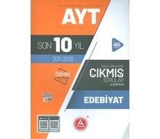 AYT Edebiyat Son 10 Yıl Konularına Göre Çözümlü Çıkmış Sorular A Yayınları