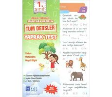Bulut 1.Sınıf Tüm Dersler Yaprak Test